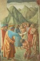 Die Taufe die Neophyten Christentum Quattrocento Renaissance Masaccio